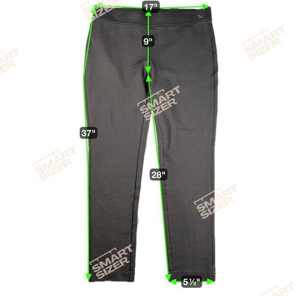 Eddie Bauer Pull On Cotton/Modal Ponte Sport Pants Charcoal Gray Size 12 - Picture 5 of 9